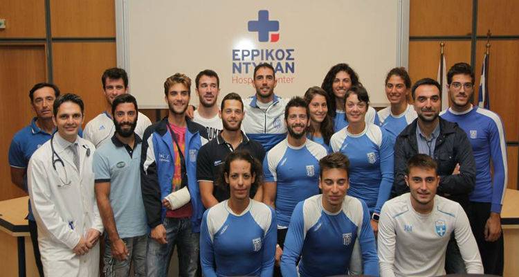 Προσφορά ιατρικού ελέγχου σε Μαγδανή και άλλους 16 αθλητές της Εθνικής από το «ΕΡΡΙΚΟΣ ΝΤΥΝΑΝ»