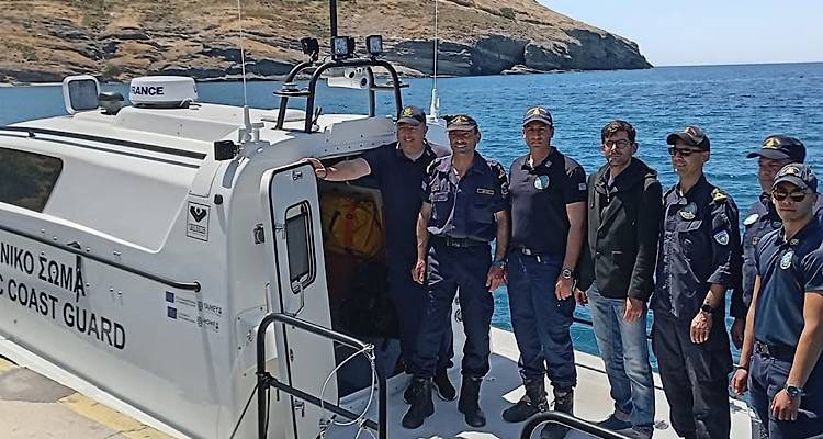 Στον Άγιο Ευστράτιο το νέο υπερσύγχρονο περιπολικό σκάφος του Λιμενικού