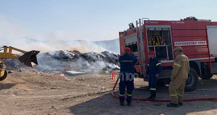 Λήμνος: Φωτιά σε υπαίθριο χώρο στη Νέα Κούταλη το απόγευμα του Σαββάτου