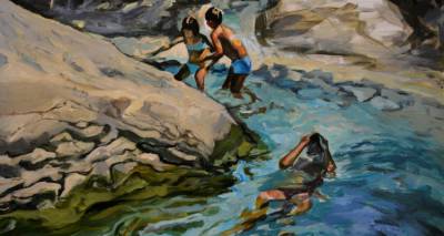 In Blue: &Omicron;&mu;&alpha;&delta;&iota;&kappa;ή έ&kappa;&theta;&epsilon;&sigma;&eta; &sigma;&tau;&eta; &Mu;ύ&rho;&iota;&nu;&alpha;