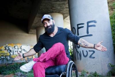 Στη Λήμνο ο Παραολυμπιονίκης Μάκης Καλαράς (photos+video)