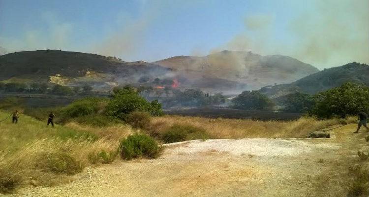 Υψηλός κίνδυνος πυρκαγιάς σήμερα και αύριο σε Λήμνο και Άγιο Ευστράτιο