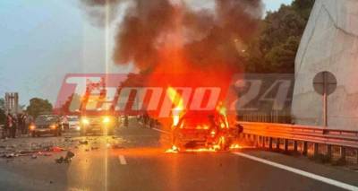 &Tau;&rho;&alpha;&gamma;&omega;&delta;ί&alpha; &sigma;&tau;&eta;&nu; &Omicron;&lambda;&upsilon;&mu;&pi;ί&alpha; &Omicron;&delta;ό: &Epsilon;&pi;ί 1 &chi;&lambda;&mu;. &pi;ή&gamma;&alpha;&iota;&nu;&epsilon; &alpha;&nu;ά&pi;&omicron;&delta;&alpha; &eta; 70&chi;&rho;&omicron;&nu;&eta; &pi;&rho;&iota;&nu; &tau;&omicron; &phi;&omicron;&nu;&iota;&kappa;ό &tau;&rho;&omicron;&chi;&alpha;ί&omicron; - &Delta;ύ&omicron; &nu;&epsilon;&kappa;&rho;&omicron;ί &kappa;&alpha;&iota; έ&nu;&alpha;&sigmaf; &tau;&rho;&alpha;&upsilon;&mu;&alpha;&tau;ί&alpha;&sigmaf;